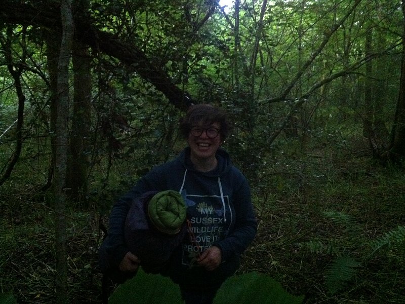 Two go wild in the woods